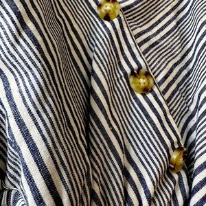 Purple Snow Striped Romper